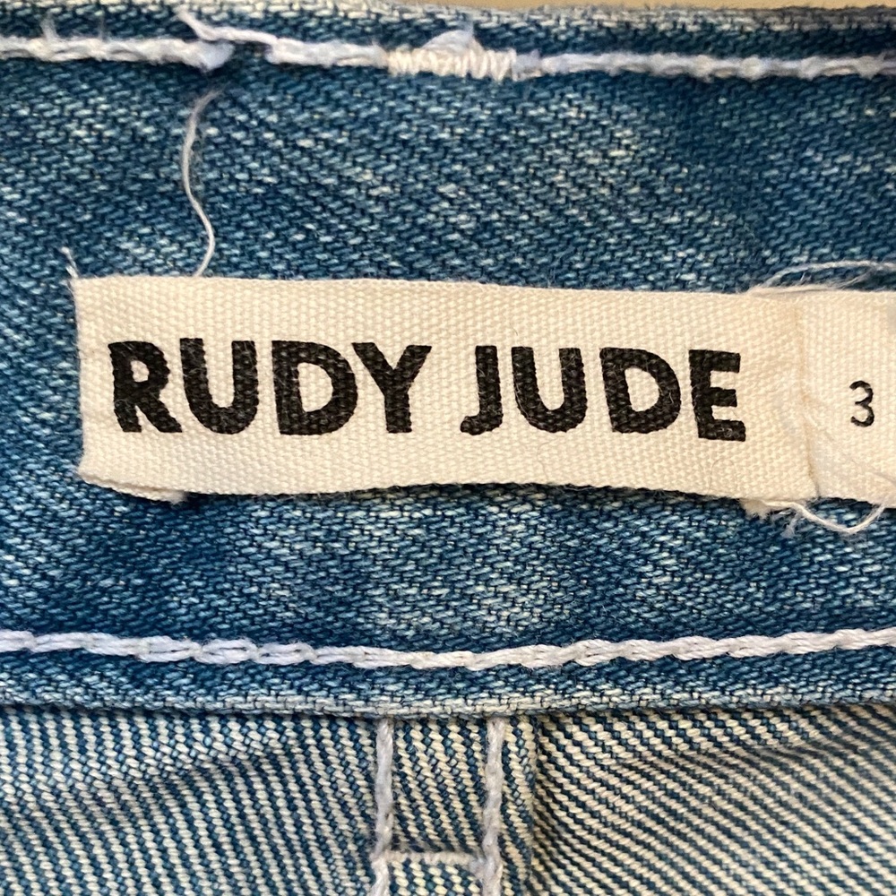 Rudy Jude Utility Jeans in Light Indigo RJ size 3 Custom Inseam of 24” - Picture 2 of 5